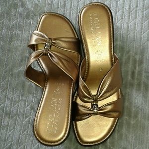 Gold Italian Wedges